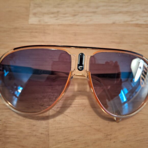 Vintage PORSCHE DESIGN by CARRERA 5632 Sunglasses - Austria – Orange/Red - Picture 1 of 9